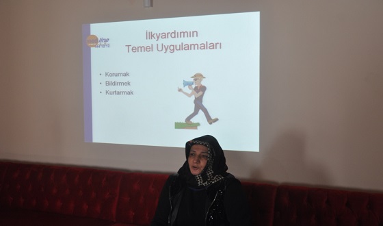 Afife Hatun'da İlk Yardım Eğitimi Afife Hatun'da İlk Yardım Eğitimi