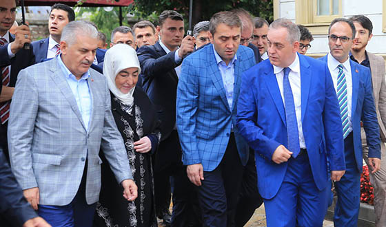 Başbakan Yıldırım'ı Eyüp Sultan'da Ağırladık Başbakan Yıldırım'ı Eyüp Sultan'da Ağırladık