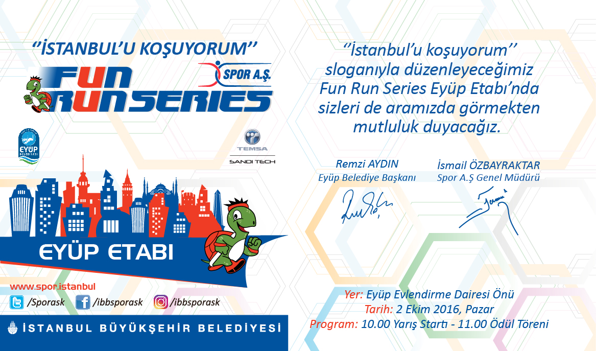 Fun Run Series Heyacanı Eyüp'te Fun Run Series Heyacanı Eyüp'te
