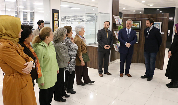 Huzur Başkenti'nde “ Sulh ve Sükun” Resim Sergisi Huzur Başkenti'nde “ Sulh ve Sükun” Resim Sergisi