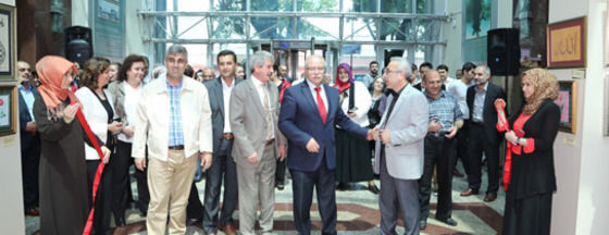Eyüp Halk Eğitim'in Ebru Sergisi Eyüp Halk Eğitim'in Ebru Sergisi