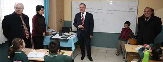 Başkan Aydın'dan Tantavi İlkokulu ve Ortaokulu'na Özel Proje Sözü Başkan Aydın'dan Tantavi İlkokulu ve Ortaokulu'na Özel Proje Sözü