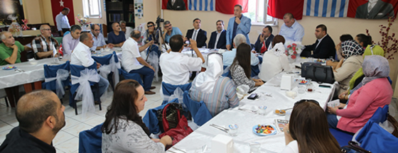 Başkan Aydın'dan Bayram Ziyaretleri Başkan Aydın'dan Bayram Ziyaretleri