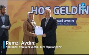 2B Arazileri Tapu Dağıtım Töreni 2B Arazileri Tapu Dağıtım Töreni