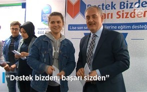 ‘Destek bizden, başarı sizden' ‘Destek bizden, başarı sizden'