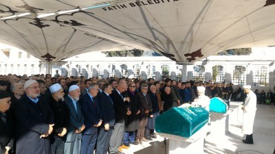 Başkan Aydın, Bilge'nin Cenazesine Katıldı