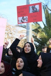 Halep'teki Vahşete Lise Öğrencilerinden Tepki