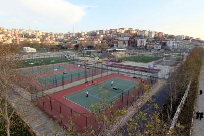 Alibeyköy Spor Kompleksi'nden görüntüler