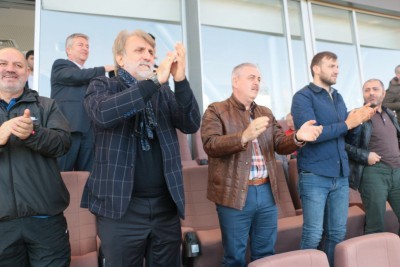 Başkan Remzi Aydın, Eyüpspor-Tuzlaspor karşılaşmasını izledi