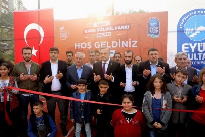 Şehit Eren Bülbül Parkı Eyüpsultan'da açıldı