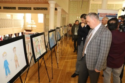 Eyüpsultan'da “Dünya 5'ten Büyüktür” karikatür yarışması Eyüpsultan'da “Dünya 5'ten Büyüktür” karikatür yarışması
