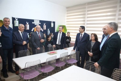 Deniz Köken, Şehit Bilge Kağan Seyirci Kütüphanesi açılışına katıldı Deniz Köken, Şehit Bilge Kağan Seyirci Kütüphanesi açılışına katıldı