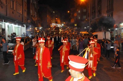 Eyüpsultan'da muhteşem "Fetih Yürüyüşü" düzenlendi