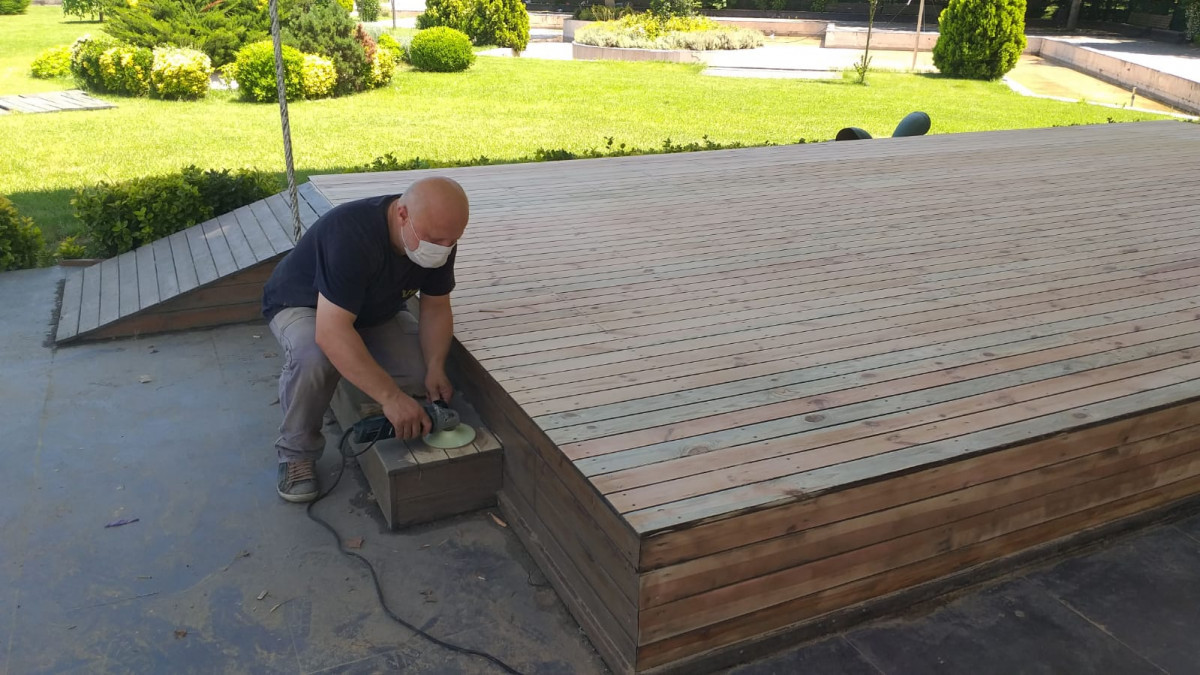 Osmanli Park Ta Bakim Ve Onarim Calismalari Yapiliyor