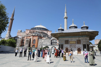 Ayasofya Camii'ne kültür turu Ayasofya Camii'ne kültür turu