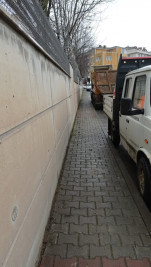 Görüntü kirliliği oluşturan duvar yazıları silindi Görüntü kirliliği oluşturan duvar yazıları silindi