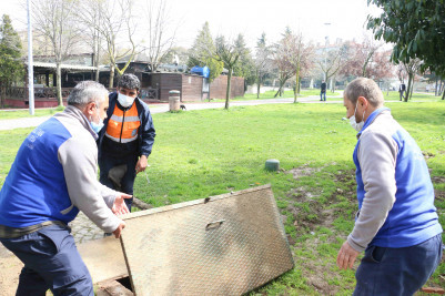 Parklara yağmur suyu depolama sistemleri kuruyoruz Parklara yağmur suyu depolama sistemleri kuruyoruz