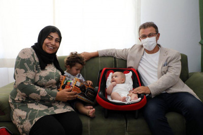 Başkan Deniz Köken Akşemsettin'de Başkan Deniz Köken Akşemsettin'de