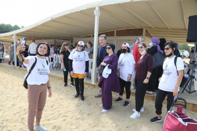 Çiftalan Plajı'na tanıtım gezileri başladı Çiftalan Plajı'na tanıtım gezileri başladı