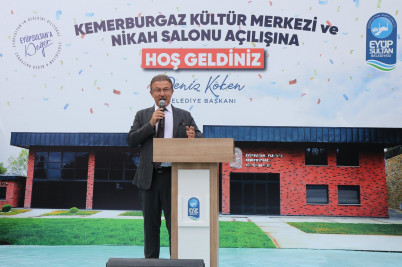 Kemerburgaz Kültür Merkezi ve Nikah Salonu açıldı Kemerburgaz Kültür Merkezi ve Nikah Salonu açıldı