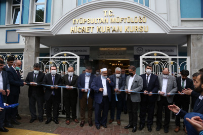 Hicret Kur'an Kursu hizmete açıldı Hicret Kur'an Kursu hizmete açıldı