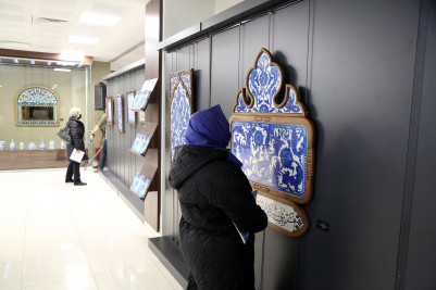 Eyüpsultan Belediyesi'nde çini sergisi açıldı Eyüpsultan Belediyesi'nde çini sergisi açıldı