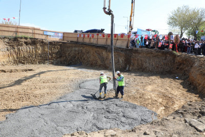 Güzeltepe Cemevi'nin temeli dualarla atıldı