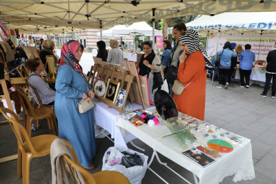 İslahiyeli kadınların el emeği ürünlerinin yer aldığı festival başladı