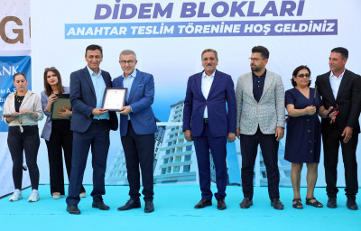 Didem Sitesi'nde anahtarları komşularımıza teslim ettik