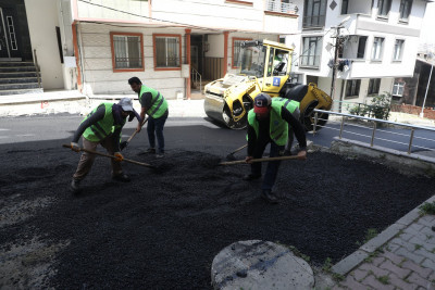 Eyüpsultan'ın cadde ve sokakları yenileniyor Eyüpsultan'ın cadde ve sokakları yenileniyor