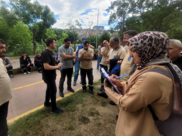 Park ve Bahçeler Müdürlüğü personeline sulama teknikleri eğitimi Park ve Bahçeler Müdürlüğü personeline sulama teknikleri eğitimi
