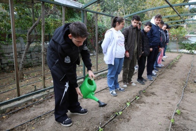 Hobi bahçesi bu kez özel öğrenciler için hazırlandı