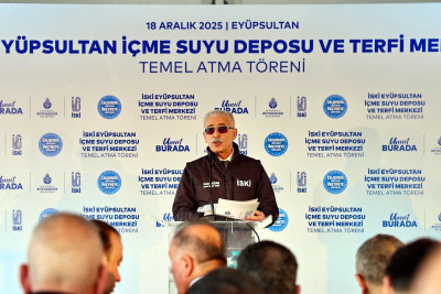 Eyüpsultan İçme Suyu ve Terfi Merkezi'nin temeli atıldı