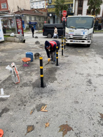 Fen İşleri Ekipleri, kış şartlarına rağmen Eyüpsultan'ın dört bir yanında sahadaydı