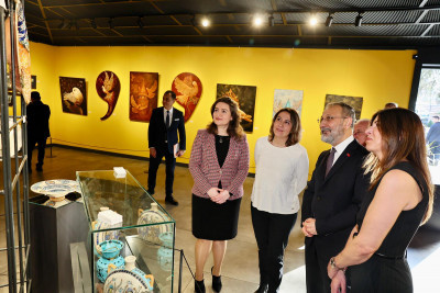 Eyüpsultan'da “İzler ve Düşler” sergisi açıldı