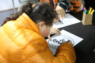 Eyüpsultan'da çocuklar Ramazan'ın güzelliklerini sanatla yaşıyor