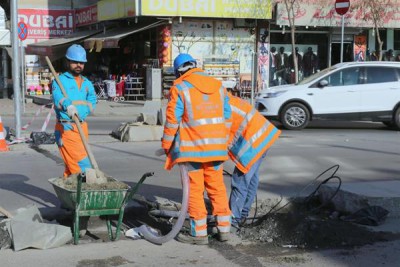 Alibeyköy Işıklandırma Çalışmasına Denetleme Alibeyköy Işıklandırma Çalışmasına Denetleme