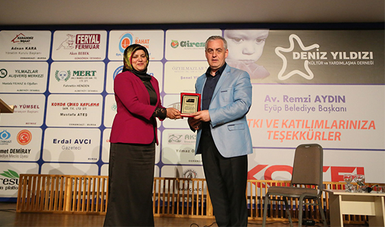 Deniz Yıldızı Derneği'nden Teşekkür Plaketi Deniz Yıldızı Derneği'nden Teşekkür Plaketi