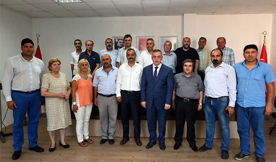 Başkan Aydın İlçe Başkanlarını Ziyaret Etti Başkan Aydın İlçe Başkanlarını Ziyaret Etti