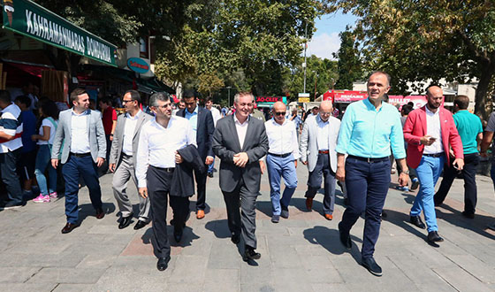 Belediye Başkanlarından Ziyaret Belediye Başkanlarından Ziyaret