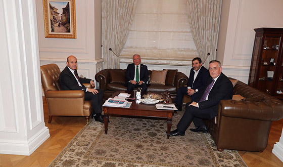 Bakan Soylu'ya Nezaket Ziyaretinde Bulundu Bakan Soylu'ya Nezaket Ziyaretinde Bulundu