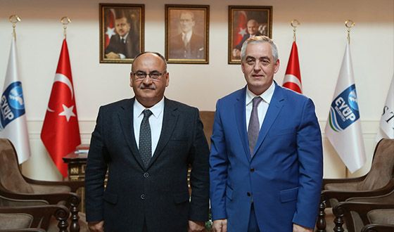Başkan Can'dan Başkan Aydın'a Ziyaret Başkan Can'dan Başkan Aydın'a Ziyaret