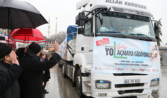 Eyüp'ten Halep'e 28 Mahalle 28 Tır Eyüp'ten Halep'e 28 Mahalle 28 Tır