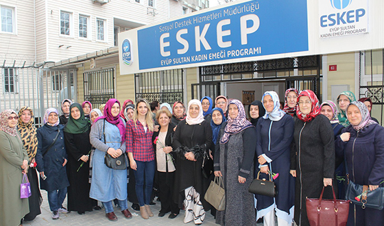 ESKEP'li Kadınlar 8 Mart'ta Unutulmadı ESKEP'li Kadınlar 8 Mart'ta Unutulmadı