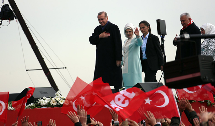Eyüplüler Yenikapı'da "Evet" Dedi Eyüplüler Yenikapı'da "Evet" Dedi