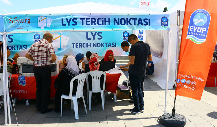 Simurg tercih çadırları öğrencileri bekliyor! Simurg tercih çadırları öğrencileri bekliyor!