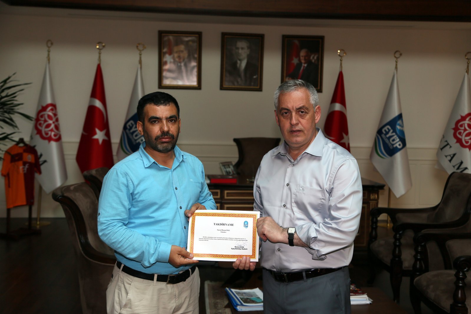 Tayini çıkan personele takdir belgesi Tayini çıkan personele takdir belgesi
