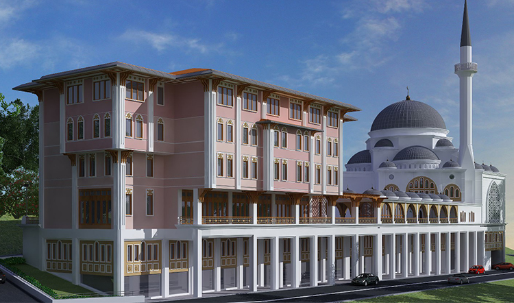 Eyüp'te külliyeli camiler yükseliyor Eyüp'te külliyeli camiler yükseliyor
