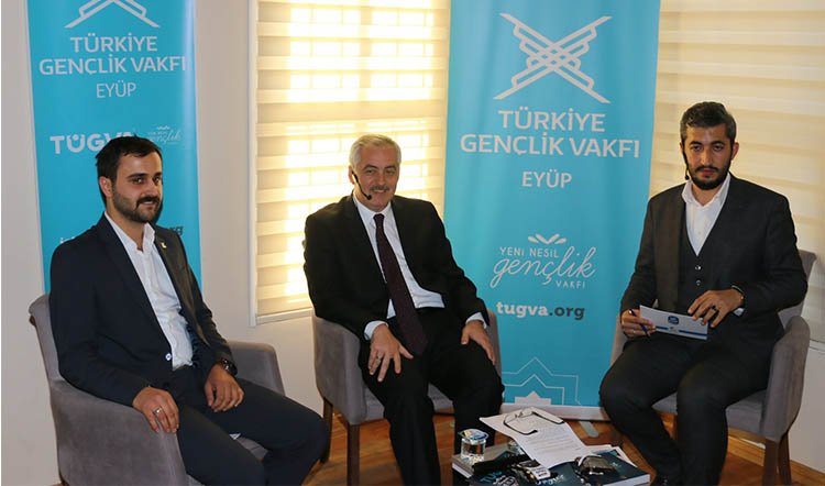 Başkan Aydın TÜGVA'lı gençlerin sorularını yanıtladı Başkan Aydın TÜGVA'lı gençlerin sorularını yanıtladı
