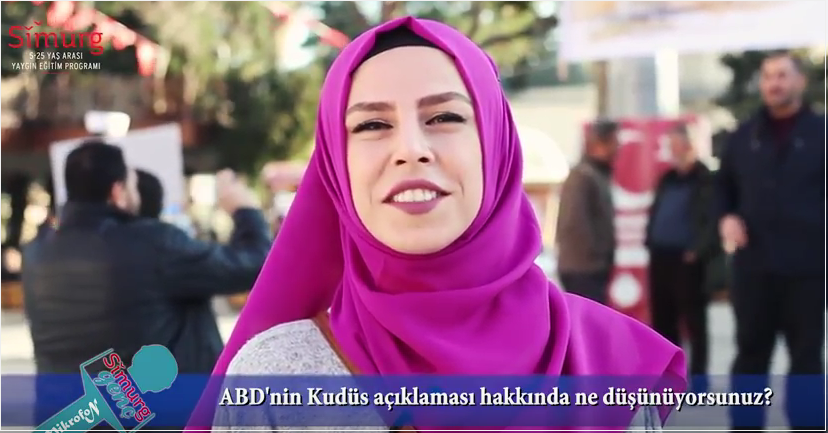 Genç Mikrofon, Kudüs'ü sordu Genç Mikrofon, Kudüs'ü sordu